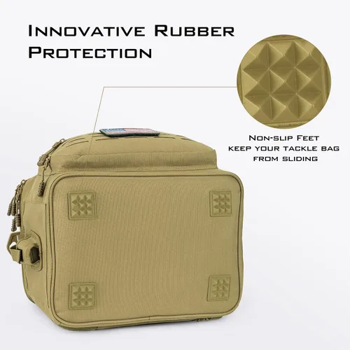 Miniatura 5 de KastKing - Bolsas para aparejos de pesca - Bolsas de pesca para agua salada y agua dulce - Resistente al agua, correa de hombro acolchada