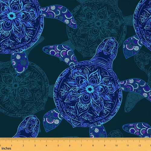 Miniatura 12 de jejeloiu The Yard, tela para tapicería de concha de mar para sillas, tela decorativa hawaiana de verano para exteriores, tela impermeable
