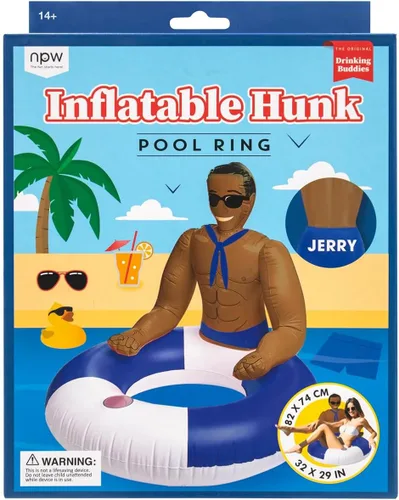Miniatura 4 de Drinking Buddies Pool Hunk Ring - Salvavidas