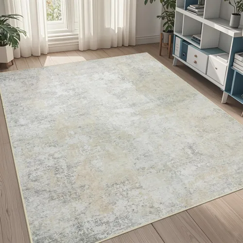 Miniatura 74 de 5x7 Area Rugs for Living Room Rug Washable: Abstract Rug for Dining Room Bedroom Carpet Non Slip 5 by 7 Indoor Modern Nursery Home Office Beige