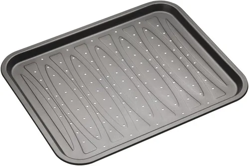 MasterClass - Bandeja para verduras con PFOA antiadherente, acero al carbono de 0.039 in, 15.4 x 12.4 in