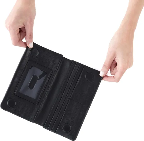 Miniatura 3 de HOBO Lumen Continental - Cartera de piel plegable para mujer, cierre a presión