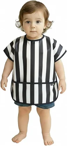 Miniatura 9 de Plie Short Sleeve Waterproof Bib for Toddlers – Easy Clean Feeding Apron for Mealtime, Daycare, Self-Feeding, Lightweight