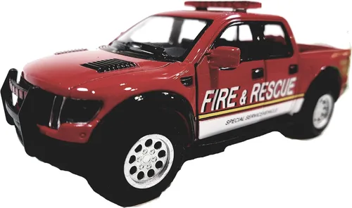 Miniatura 7 de KiNSMART 2013 Ford F-150 SVT Raptor Supercrew 1:46 Escala Modelo de Juguete de Metal de Fundición a Presión de 12.7 cm (4 Piezas)