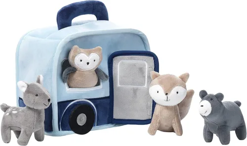 Miniatura 2 de Lambs & Ivy Peluche azul interactivo para caravana/RV con juguetes de animales de peluche