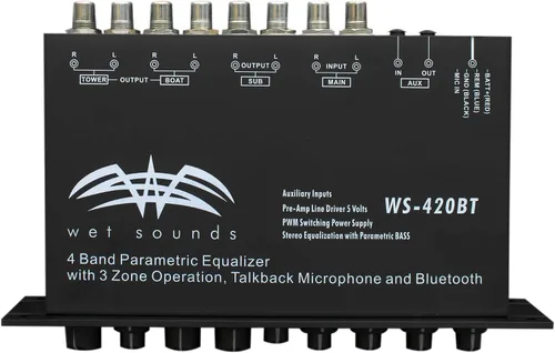 Miniatura 3 de EQ de doble banda con Bluetooth, control de 3 zonas y micrófono integrado por Wet Sounds
