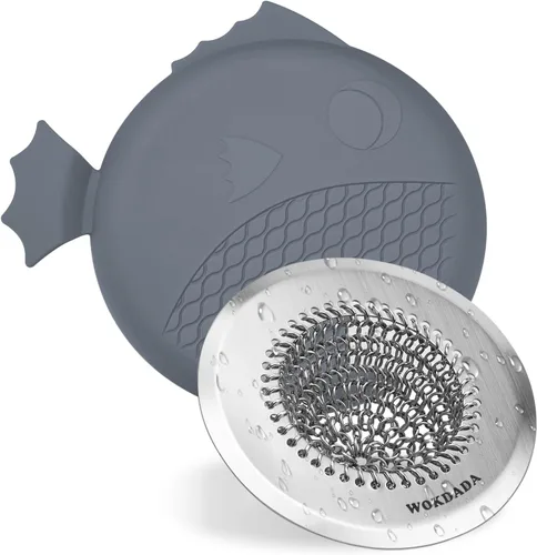 Miniatura 10 de Revolucionario colador de drenaje para fregadero de cocina, colador reversible patentado para fregadero de cocina, cesta coladora de fregadero