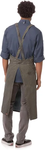 Miniatura 2 de Chef Works Denver Chefs - Delantal con espalda cruzada para hombre