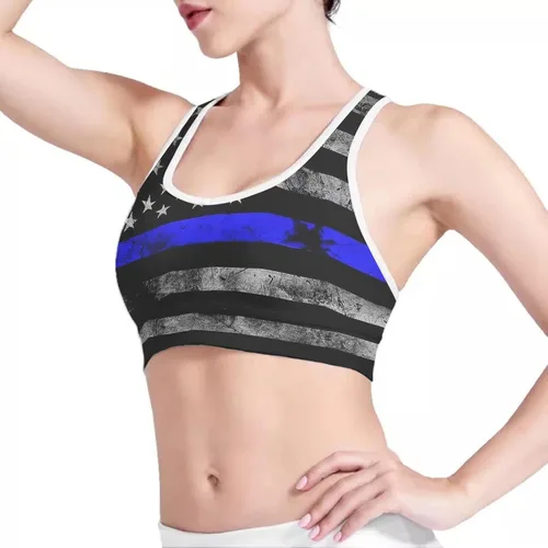 Miniatura 4 de AFPANQZ Conjunto de 2 piezas para mujer, camiseta sin mangas, brasier y leggings largos, ropa deportiva, gimnasio, fitness