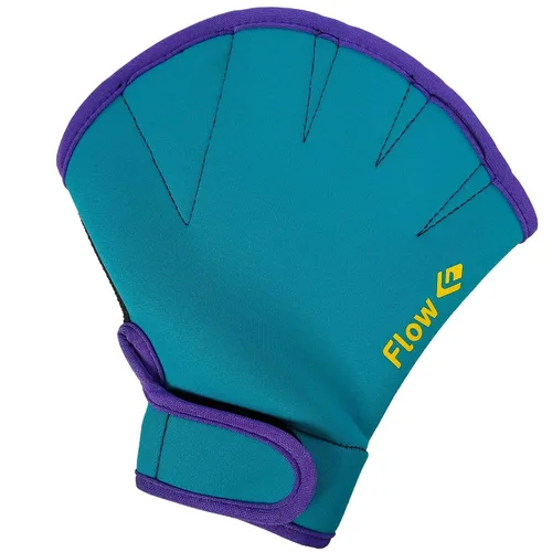 Guantes de Resistencia para Natación Flow - Guantes con Membranas para Aeróbicos Acuáticos, Fitness Acuático y Entrenamiento de Natación Agua/