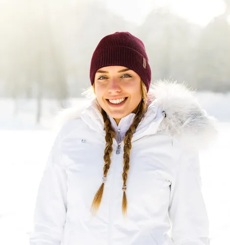 Miniatura 4 de Wmcaps Gorro de invierno para hombres y mujeres, gorro de punto suave y cálido con forro polar