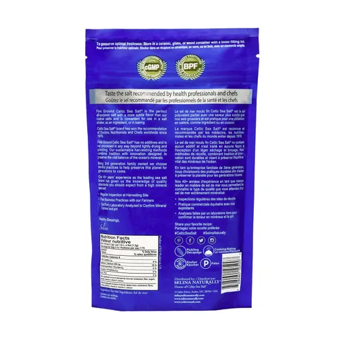 Miniatura 3 de Celtic Sea Salt - Bolsa resellable de sal fina molida, 8 oz