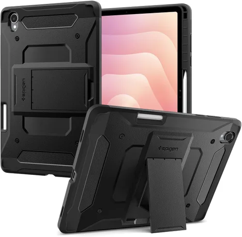 Miniatura 10 de Spigen Funda rígida protectora para Galaxy Tab S10 Plus (2024), Galaxy Tab S9 Plus (2023), Tough Armor Pro con soporte y soporte para S Pen, 12.4