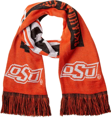 FOCO NCAA - Bufanda unisex con logotipo grande de la Ncaa College Negro