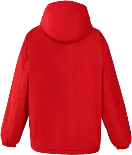 Miniatura 3 de Chaqueta impermeable cálida para mujer con capucha, cremallera completa, cuello alto, resistente al viento, para invierno, al aire libre