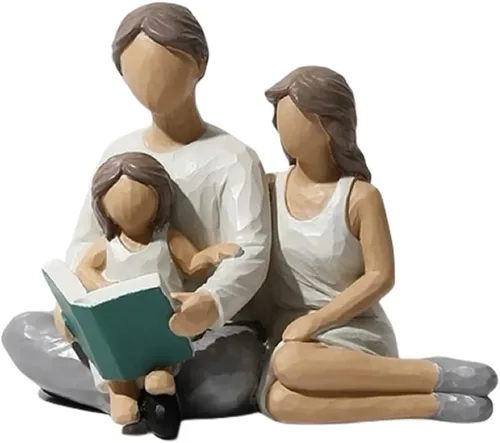 Miniatura 9 de Figuras Familiares Decorativas de Resina Estatua de Madre e Hijo Regalos para Decoración del Hogar - Cumpleaños, Acción de Gracias, Navidad, Día