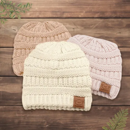 Miniatura 63 de KeaBabies 3-Pack Baby Beanies for Boys, Girls - Stretchy Knit Baby Hats, Cute Newborn