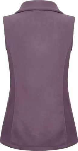 Miniatura 7 de SeSe Code Chaleco de forro polar ligero con cremallera frontal y bolsillos para mujer
