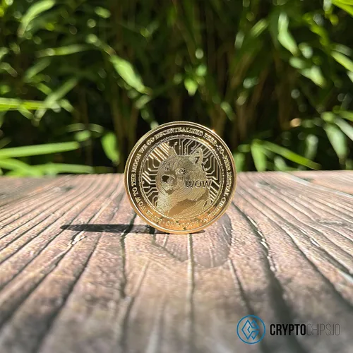 Miniatura 6 de Cryptochips Dogecoin (Doge) Criptomoneda física Criptomoneda conmemorativa que puede HODL