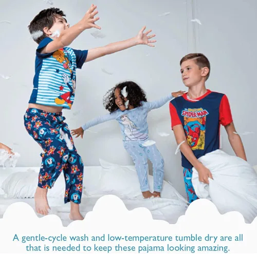 Miniatura 6 de Disney Conjunto de pijama de algodón ajustada de 4 piezas para niño Best Pals