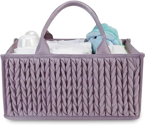 Miniatura 8 de Fahion Mahua - Organizador de pañales para bebé, resistente al agua, cesta de almacenamiento para pañales y toallitas de bebé, organizador