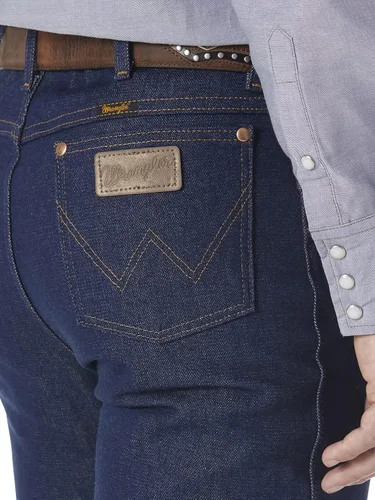 Miniatura 5 de Wrangler 0936 - Jeans ajustados de corte vaquero para hombre Stonewash