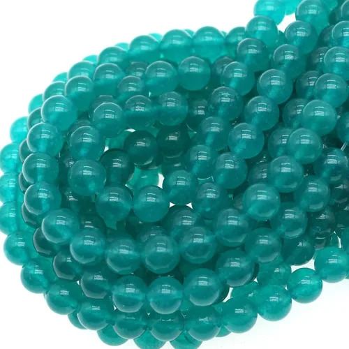 Miniatura 19 de Cuentas redondas naturales de aguamarina púrpura de 0.394 in materiales de bricolaje pulsera, collar, aretes, fabricación de cuentas de ágata