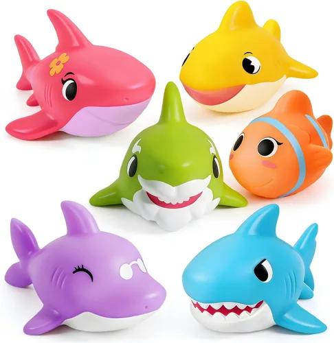 Hely Cancy Juguetes de Baño para Niños - Juguetes para Bebés sin Agujeros para Niños de 1 Año, Niños y Niñas, Juguetes de Agua para Ducha y Piscina