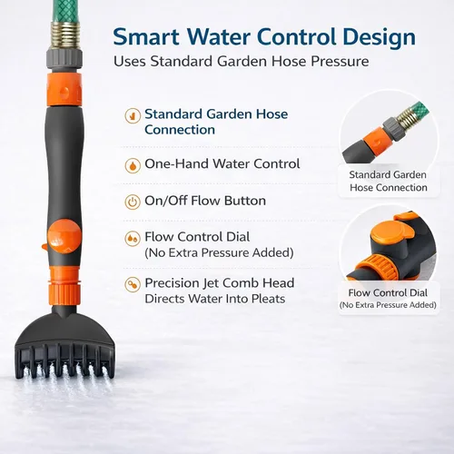 Miniatura 5 de Concy Limpiador de filtro de spa para bañera de hidromasaje y filtro de cartucho de piscina, conector de manguera de jardín, compatible con filtro