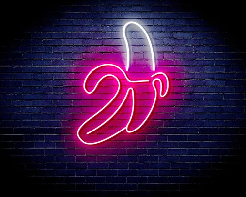 Miniatura 14 de ADVPRO Banana Flex - Letrero de neón LED de silicona azul y rojo st16s33-fnu0042-br