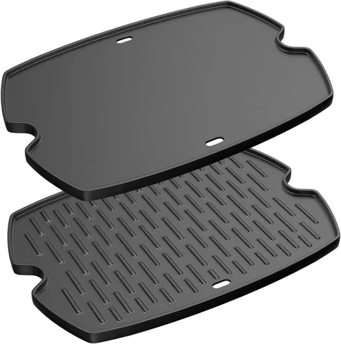 7582 Plancha de cocina para parrillas de gas Weber Q100 Q1200 Q1400 Q120 Q1000, 50060001 51060001 52020001, accesorios de barbacoa para Weber Baby