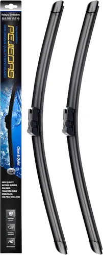 Miniatura 6 de 2 escobillas limpiaparabrisas de calidad OEM para BMW X3 2011-2017 BMW X4 2015-2018, estilo genuino OE