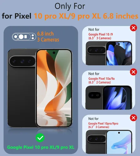 Miniatura 514 de FNTCASE Funda para iPhone 17 Pro: Fundas delgadas translúcidas de color azul claro compatibles con MagSafe, protección completa de la cámara