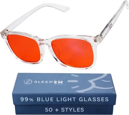 Miniatura 29 de Sleep ZM Blue Light Blocking & Light Sensitivity Glasses - 8 Lens Types for Comfort, Relaxation, Sleep & Relief
