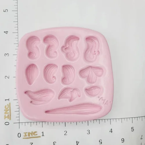 Miniatura 6 de Lindo pelo #3 molde de silicona MA 758