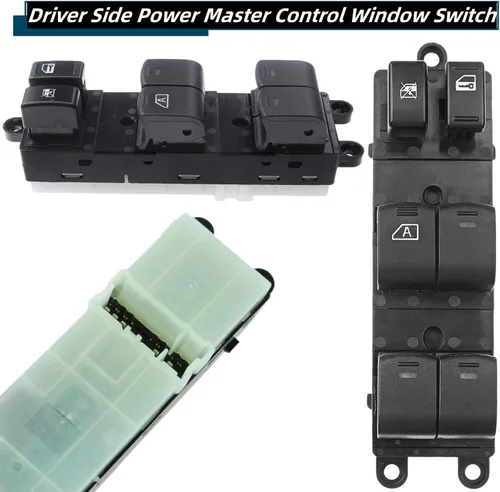 Miniatura 2 de MOJTBE 25401-EA003 Interruptor de ventana eléctrica principal del lado del conductor delantero compatible con Nissan Frontier y Nissan Xterra 2005