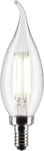 Miniatura 2 de Satco 6Pk 5.5w CA10 LED 2700K Candelabro Base regulable - 60w equiv