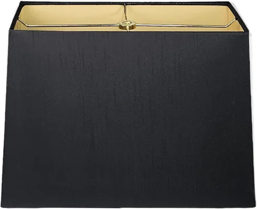 Miniatura 12 de Royal Designs, Inc. HB-613-12AGL Pantalla para lámpara de tapa dura rectangular, (5 x 10) x (8 x 12) x 9.5, Oro Antiguo