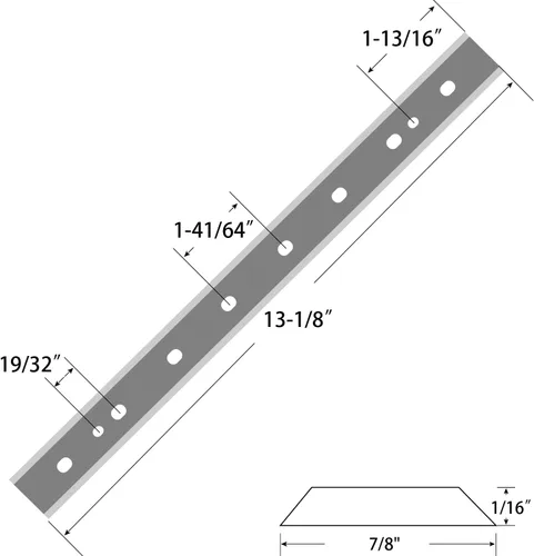 Miniatura 2 de HSS - Cuchillos para cepilladoras DeWalt DW735 7352 735X de grosor con reemplazo de 13 pulgadas tratado térmicamente doble filo 1 juego (3 piezas)