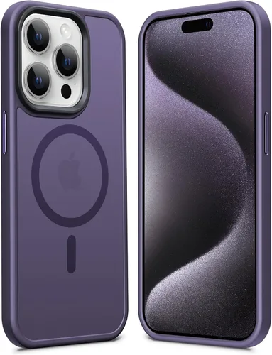Miniatura 20 de Anqrp Funda magnética a prueba de golpes para iPhone 11, [compatible con MagSafe] [probada contra caídas de grado militar] Funda delgada de silicona