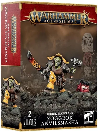 Miniatura 2 de Games Workshop - Edad de Sigmar - Orruk Warclans: Zoggrok Anvilsmasha