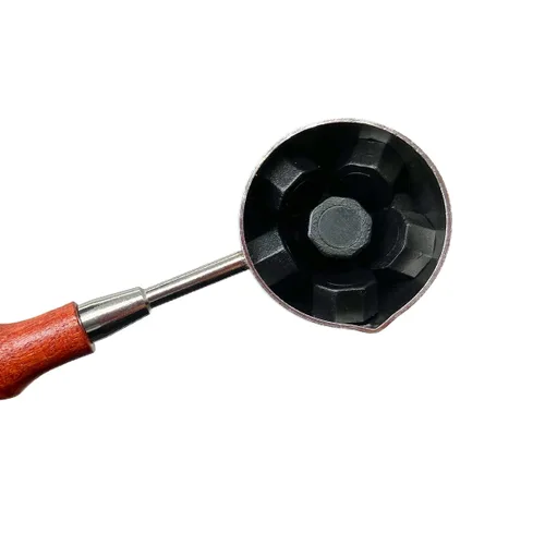 Miniatura 5 de 200 piezas de cuentas de cera de sellado negras Cuentas de cera de sello de cera negras metálicas octogonales a granel para invitaciones de fiesta