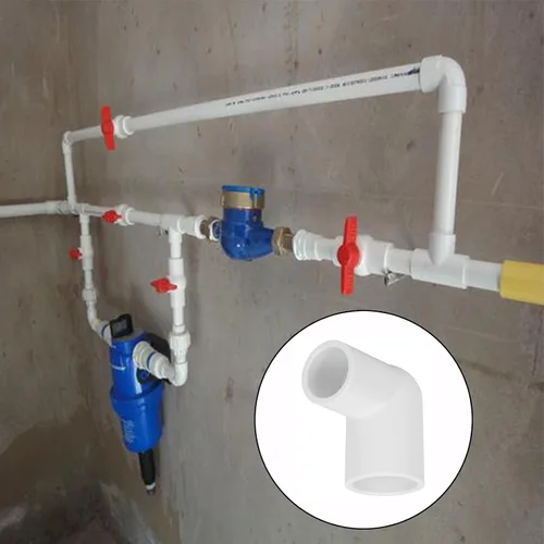 Miniatura 7 de 10Pack 3/4" x 1/2" PVC Increaser/Reducer 90 Degree Elbow PVC Pipe Fittings (Socket x Socket) Schedule 40 PVC Slip Reducing 90° Elbow Pipe Fittings