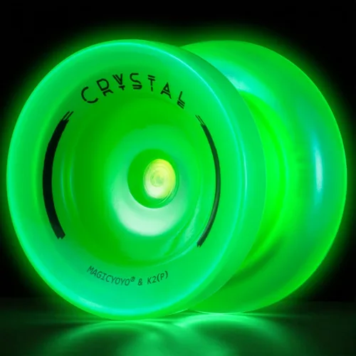 Miniatura 9 de MAGICYOYO Fingerspin - Yoyo que brilla en la oscuridad, Yoyo de doble propósito sensible y no sensible para niños de 8 a 12 años, yoyos