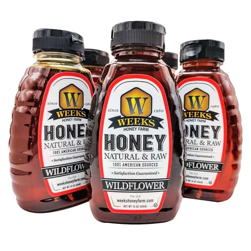 Miniatura 16 de WEEKS HONEY Jarra de miel de flores silvestres, 48 onzas