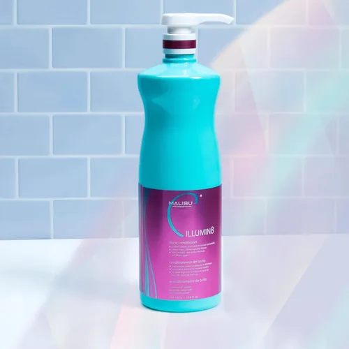 Miniatura 2 de Malibu C ILLUMIN8 - Acondicionador de brillo (33.8 onzas) – Concentrado para el brillo del cabello y manejabilidad – Acondicionador de cabello