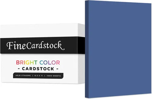 Miniatura 6 de Papel de alta calidad para tarjetas de colores, caja de 1000 hojas, cartulina de peso medio de 65 libras, perfecta para suministros escolares, artes