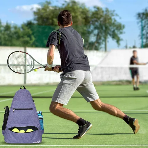Miniatura 6 de ACOSEN Bolsa de Tenis Mochila de Tenis - Bolsas de Tenis Grandes para Mujeres y Hombres para Sostener Raqueta de Tenis, Palas de Pickleball, Raqueta