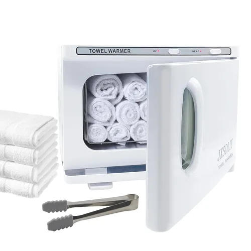 Calentador de toallas calientes para salón de belleza, baño, gabinete de toallas calientes 2 en 1, personal, 8L de capacidad pequeña, calentadores
