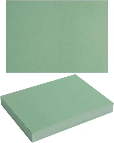Paquete de 100 tarjetas pesadas en blanco de cartulina verde salvia, papel grueso de 92 libras para invitaciones, tarjetas de felicitación,